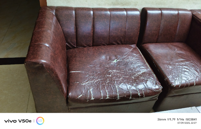 2 sofa set + Dining table